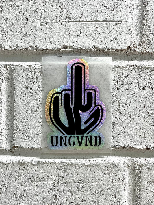 2 Layer Middle Finger Sticker
