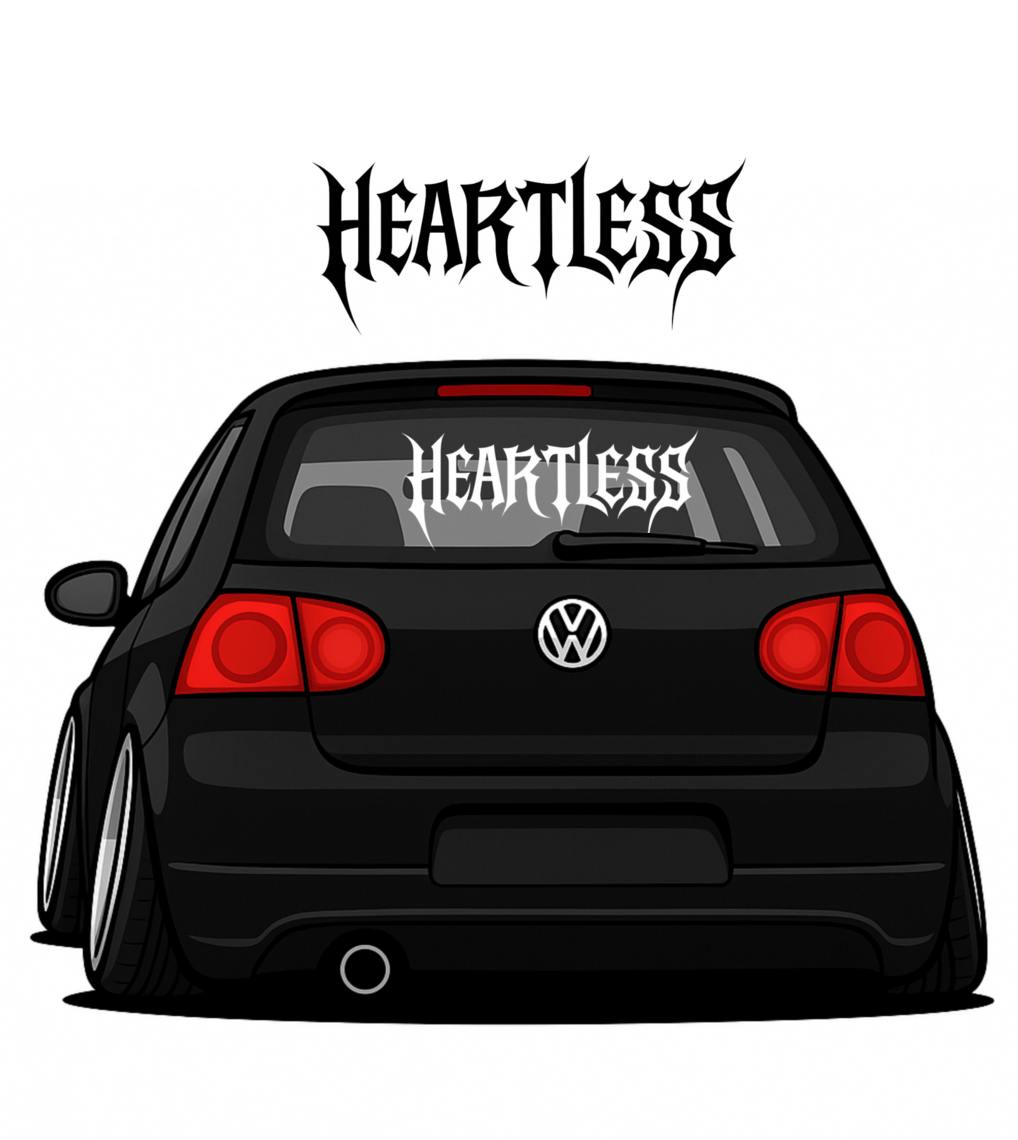 “Heartless” Car Sticker