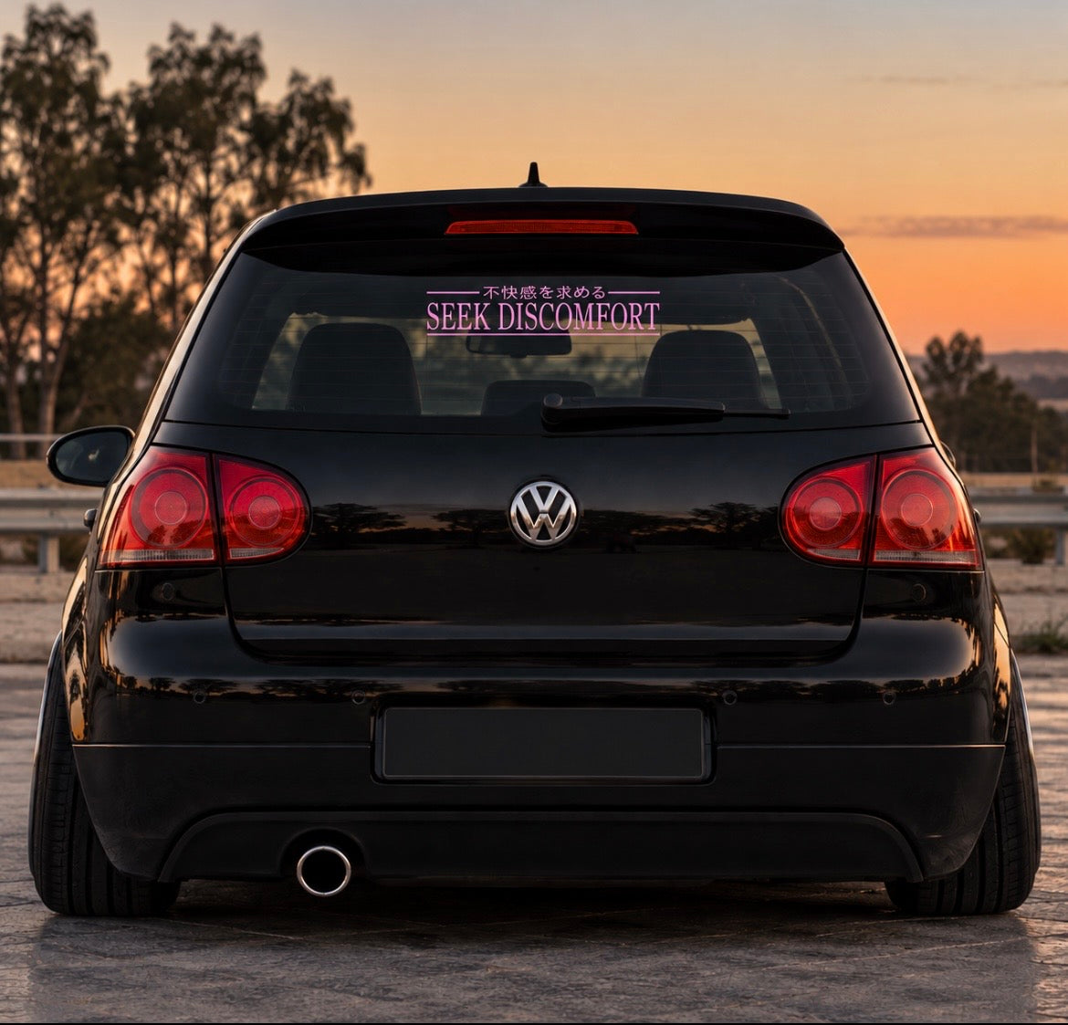 Seek Discomfort | Car Decal