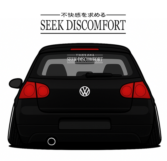 Seek Discomfort | Car Decal