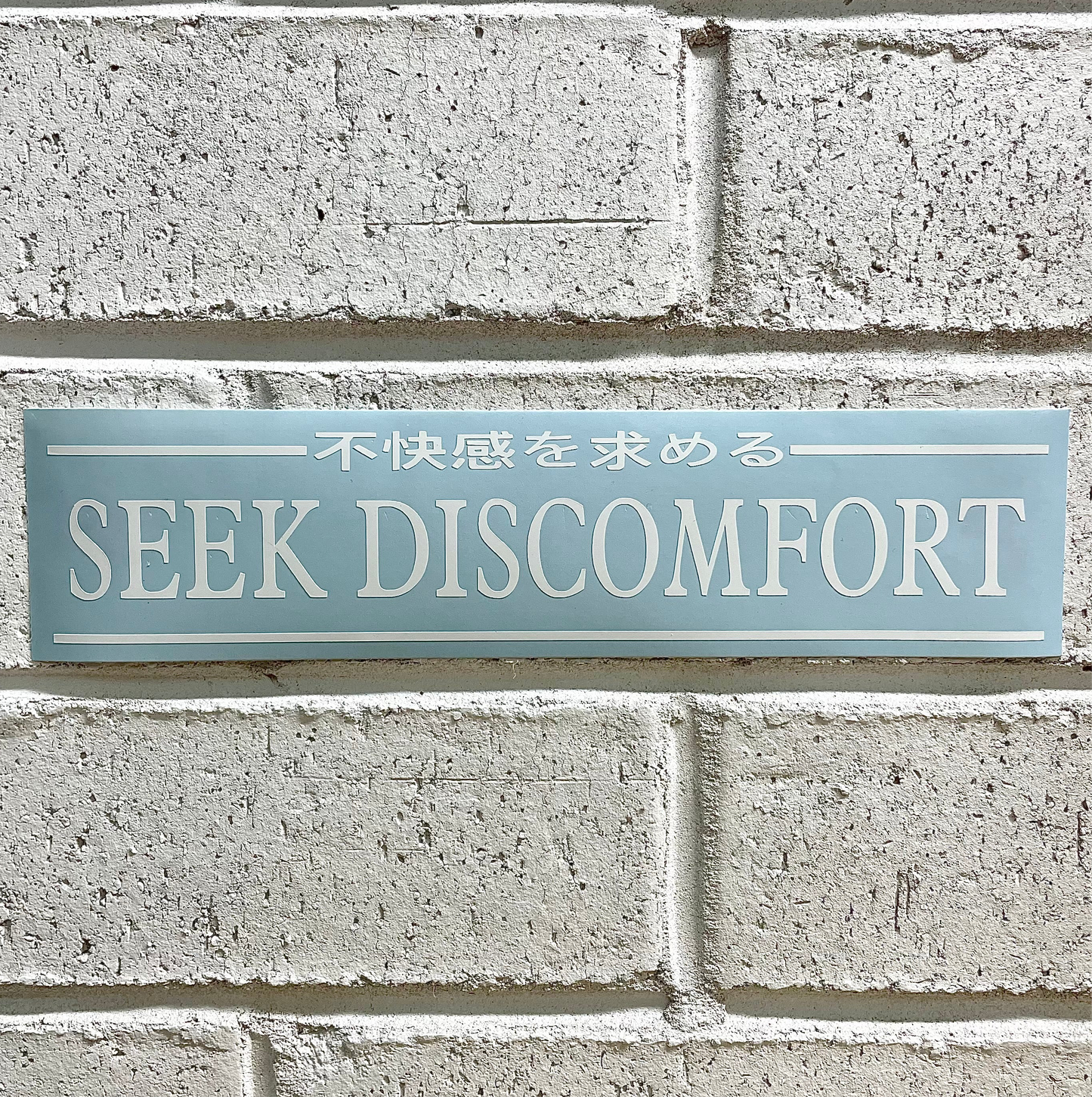 Seek Discomfort Sticker