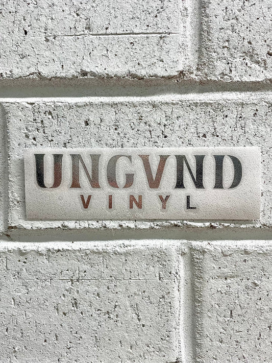 Ungvnd Vinyl Sticker