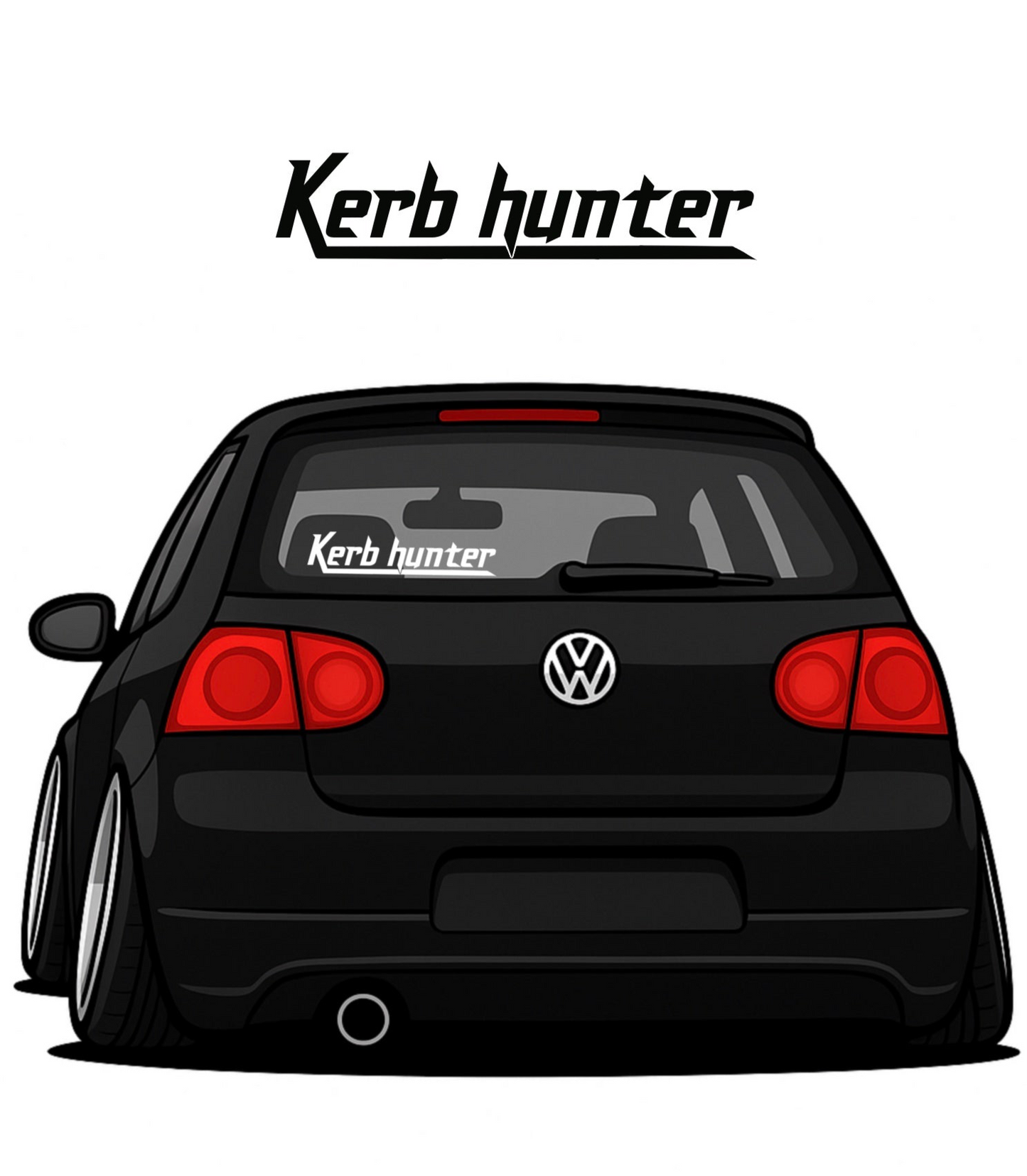 Kerb Hunter Sticker