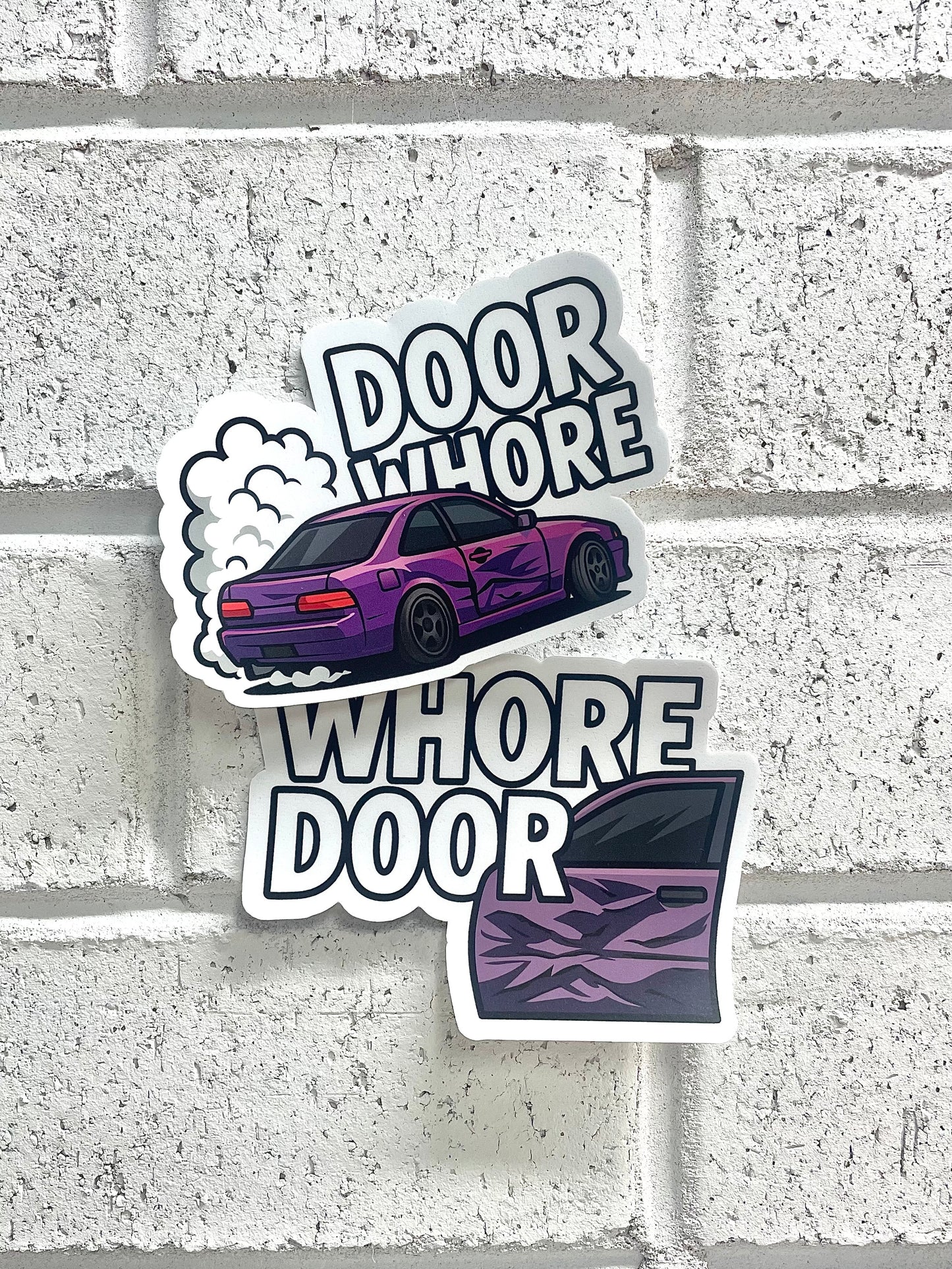 Door Whore x Whore Door Stickers