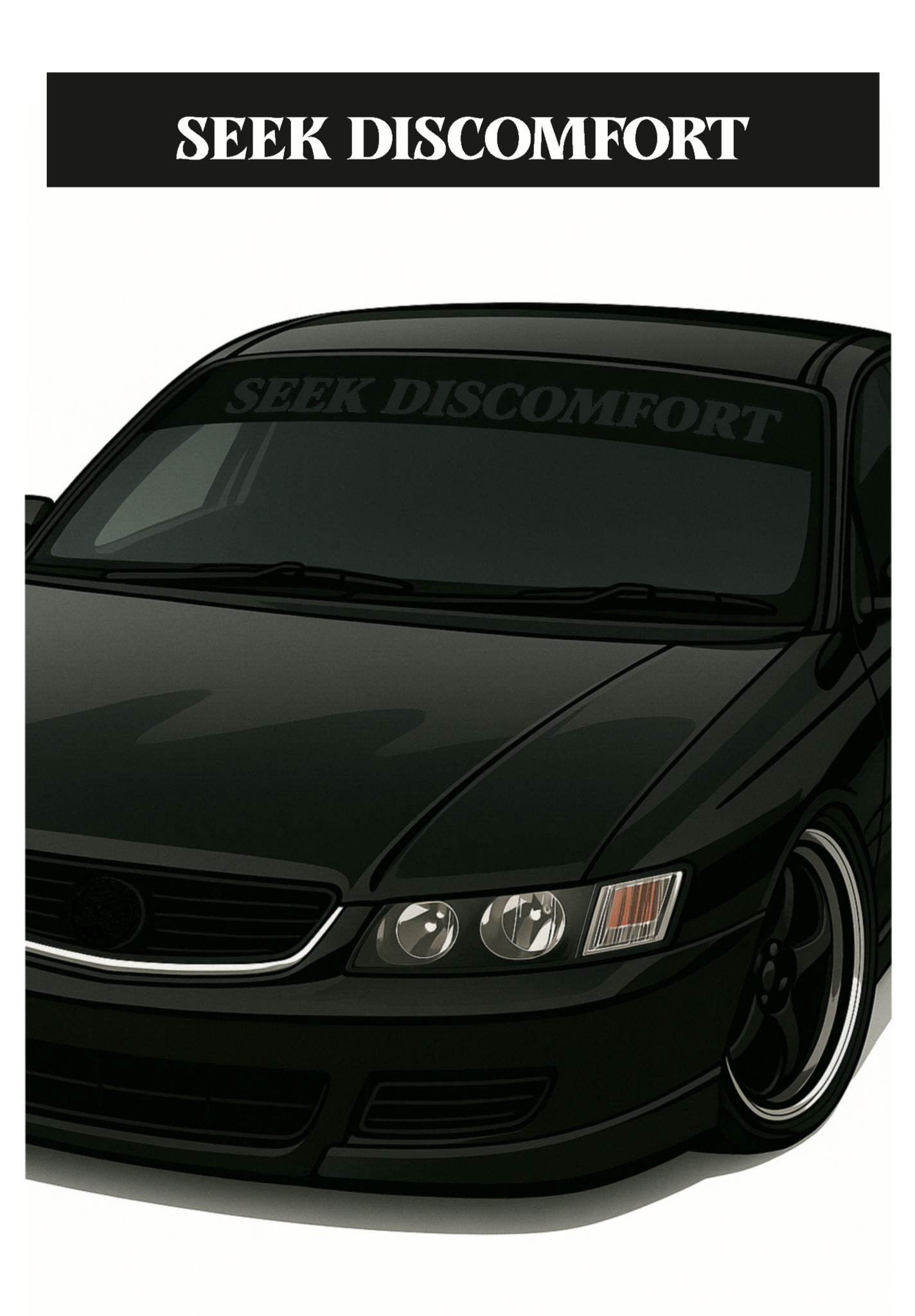 Seek Discomfort Window Banner