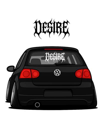 DESIRE | Car Decal