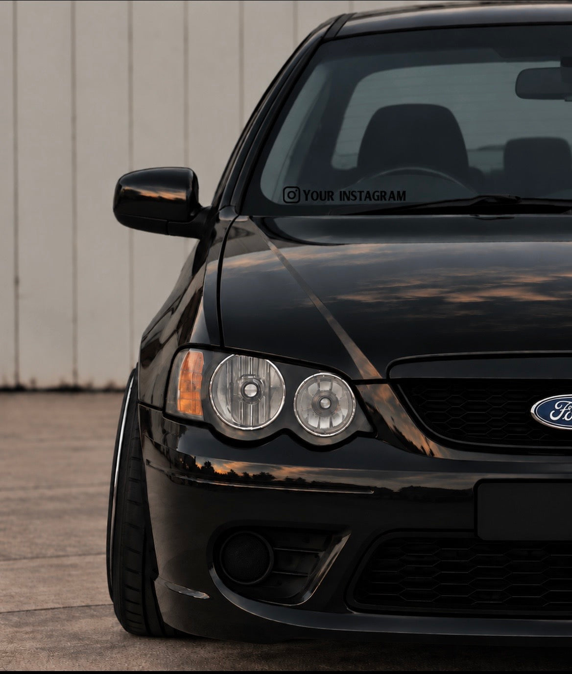 Custom Instagram - Car Sticker