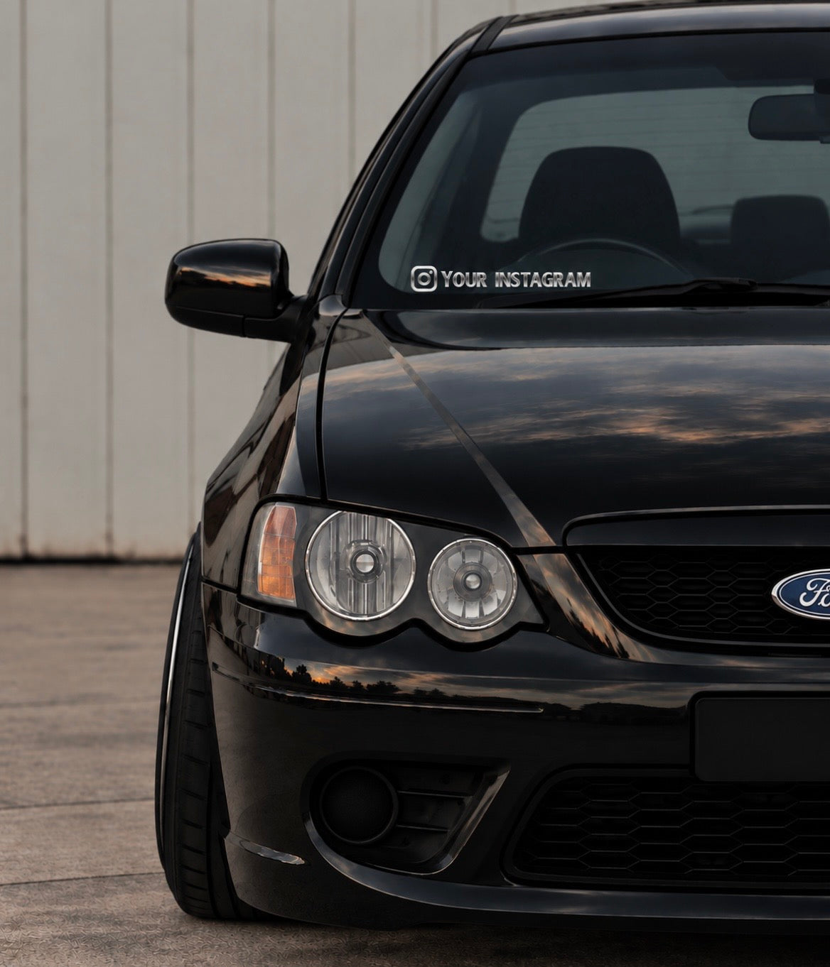 Custom Instagram - Car Sticker