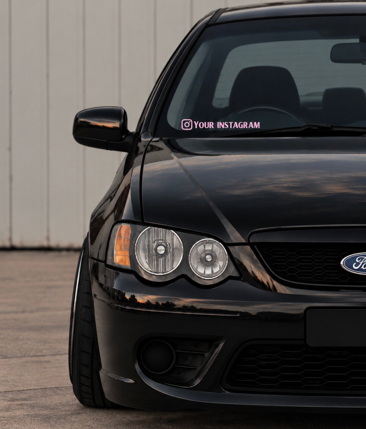 Custom Instagram - Car Sticker