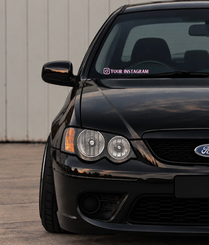 Custom Instagram - Car Sticker