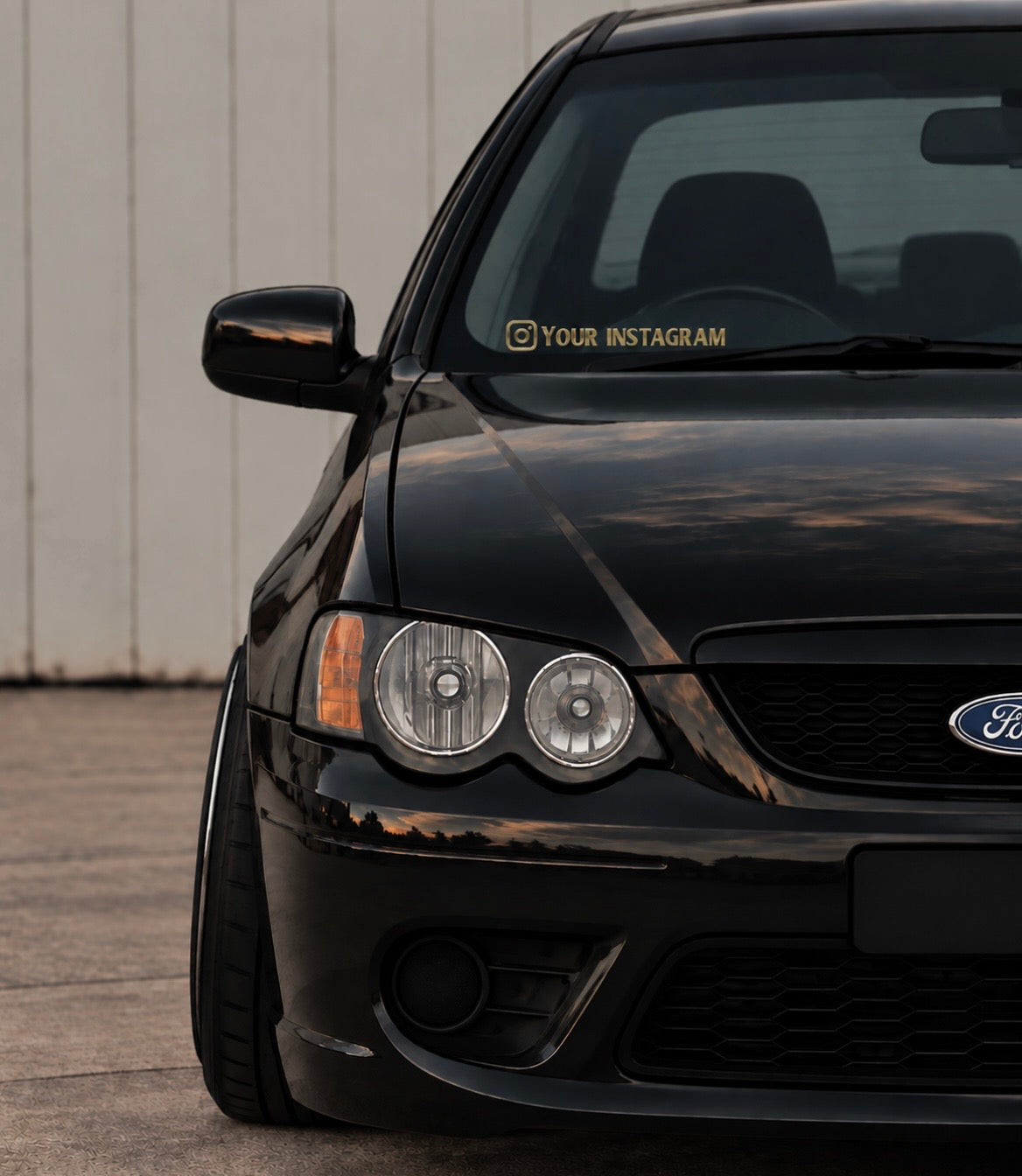 Custom Instagram - Car Sticker