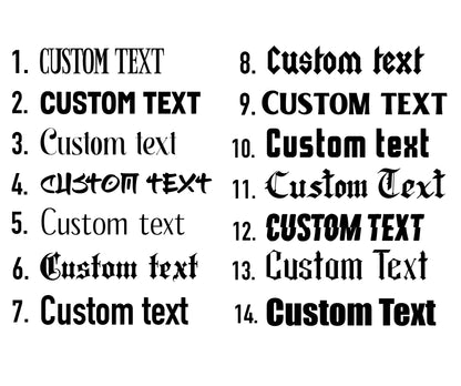 @ Custom Socials - Car Sticker
