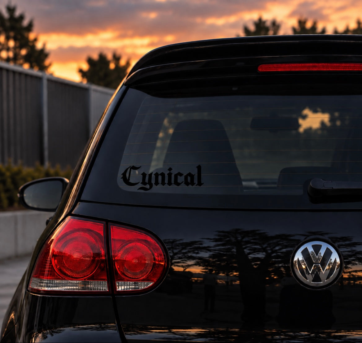 Cynical | Car Decal