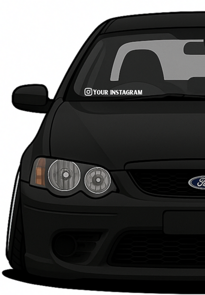 Custom Instagram - Car Sticker