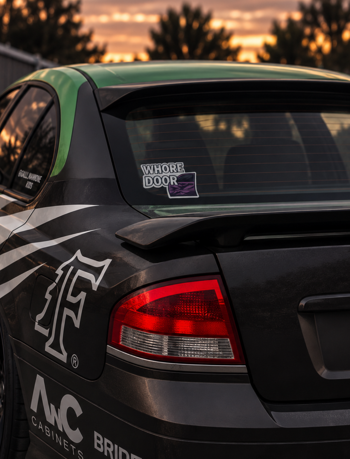 Whore Door | Drift Car Decal