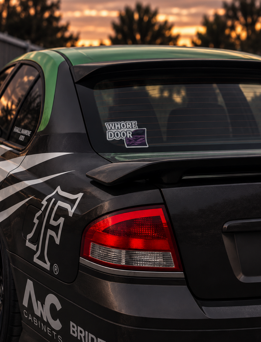 Whore Door | Drift Car Decal